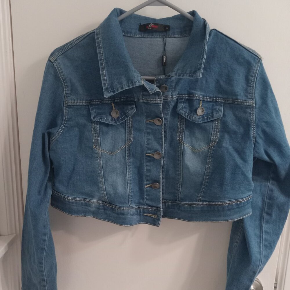 U & me - Short jean jacket - size S